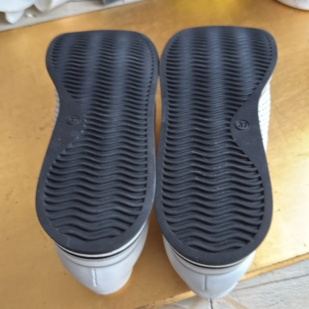 Softwaves Cassie Platform Loafers in White Ice - Picture 15 of 16